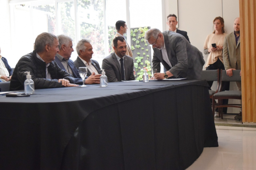 Villa María: Villa María firmó un convenio con la Provincia para realizar mejoras en el centro de la ciudad