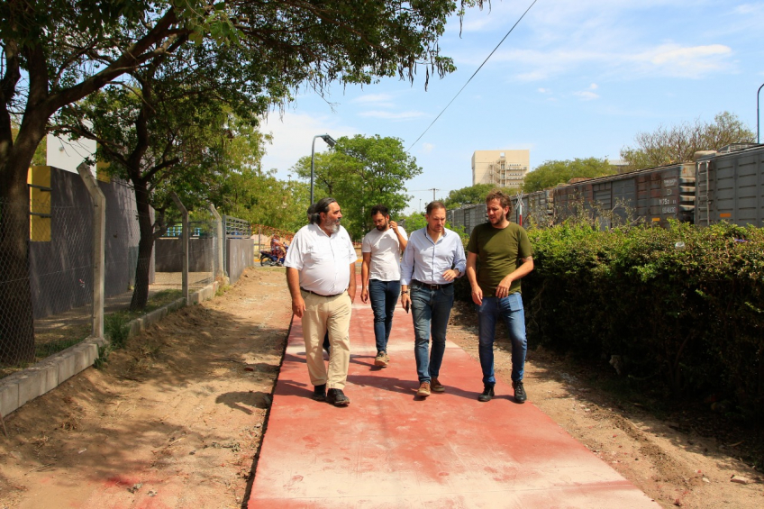Villa María: Avanzan las obras que dotarán de una red de ciclovías y bicisendas a la ciudad para la circulación segura