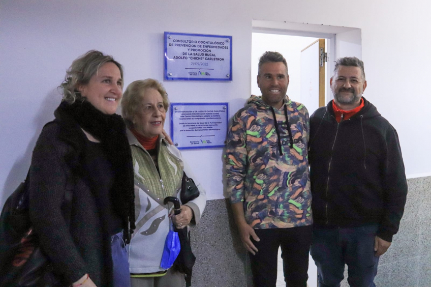 Villa María: El CAPS de barrio Los Olmos recibió la donación de equipamiento odontológico del recordado profesional Adolfo Carlstrom