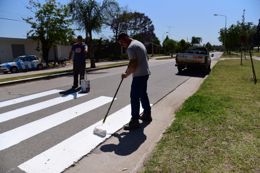 Villa María: El municipio realiza una intervención integral en avenida Universidad que prevé el cambio a mano única de arterias en barrio San Juan Bautista