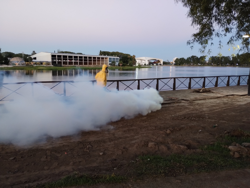 Villa María: Como parte de la campaña de lucha contra el Dengue en la ciudad, el Municipio intensifica la fumigación y acciones preventivas 