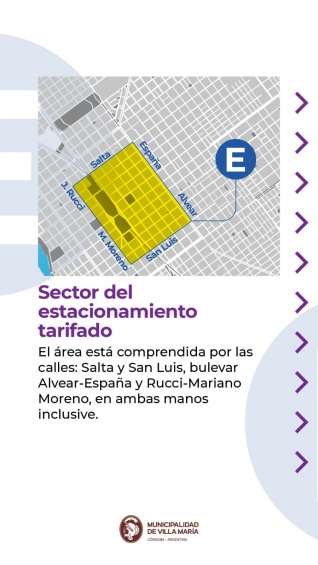 Villa María: Estacionamiento Medido: EMTUPSE comenzó a notificar a beneficiarios de eximiciones por correo electrónico 