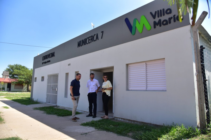 Villa María: El MuniCerca 7 es íntegramente refuncionalizado para una óptima atención de vecinos y vecinas del sector